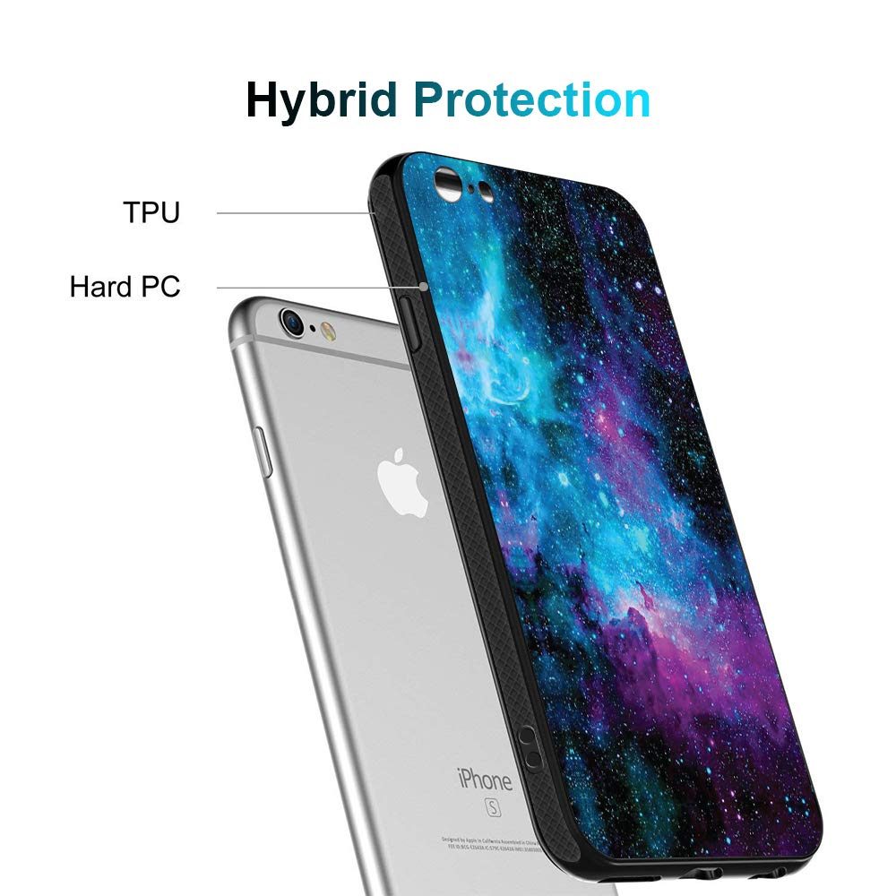 Amazon Brand - Solimo Designer Blue Universe Printed Hard Back Case Mobile Cover for Apple iPhone 7 & 8