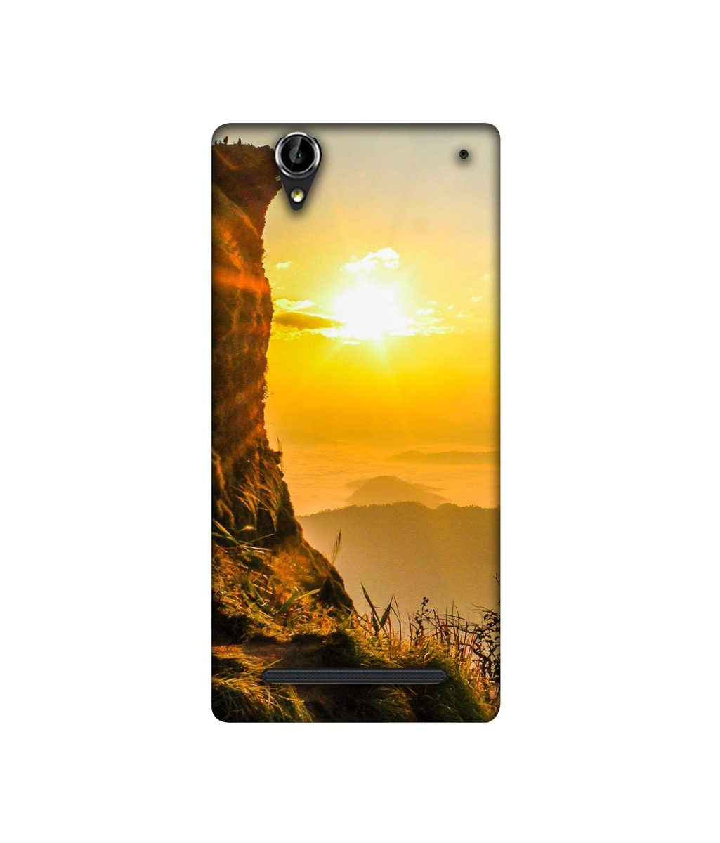 Amazon Brand - Solimo Designer Mountan Side Sun View 3D Printed Hard Back Case Mobile Cover for Sony Xperia T2 Ultra