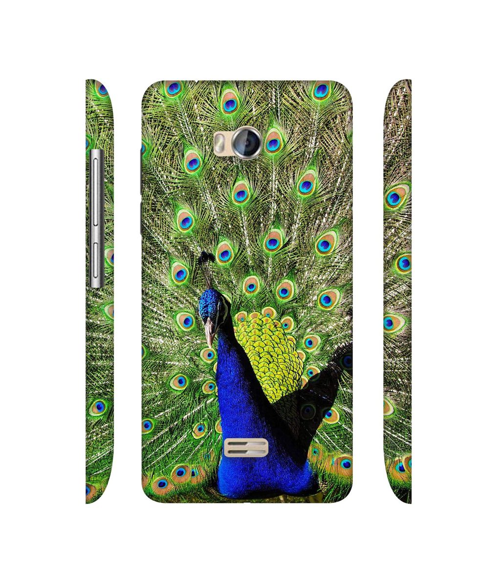 Amazon Brand - Solimo Designer Peacock 3D Printed Hard Back Case Mobile Cover for Micromax Bolt Q336