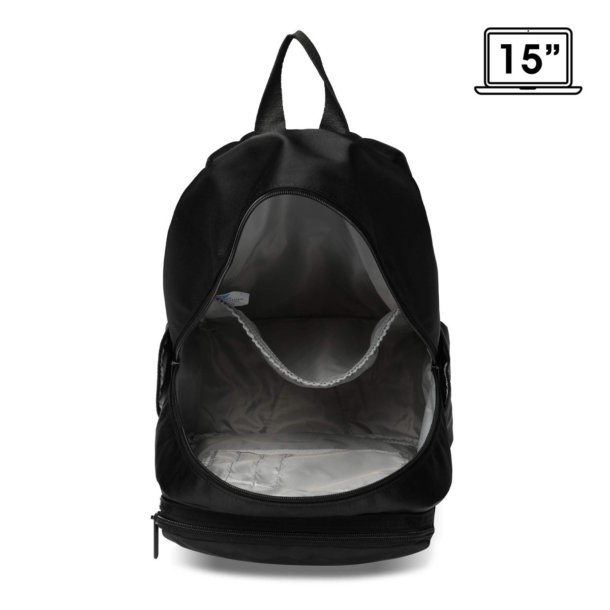 Caran·Y Kids Backpack for Boy and Girl Over 10 Years Old (L-18 inc, Black)