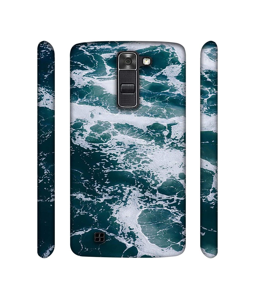 Amazon Brand - Solimo Designer Sea Waves 3D Printed Hard Back Case Mobile Cover for LG K7