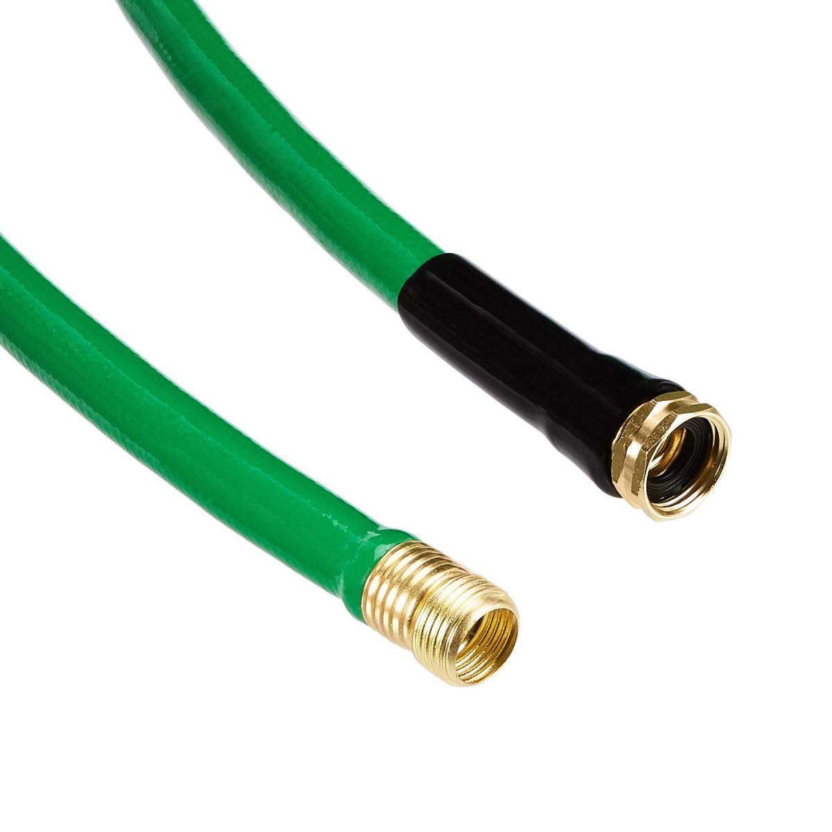 AmazonBasics Garden Tool Collection - Heavy Duty Water Hose with Brass Coupling 75ft, 5/8'', 500psi
