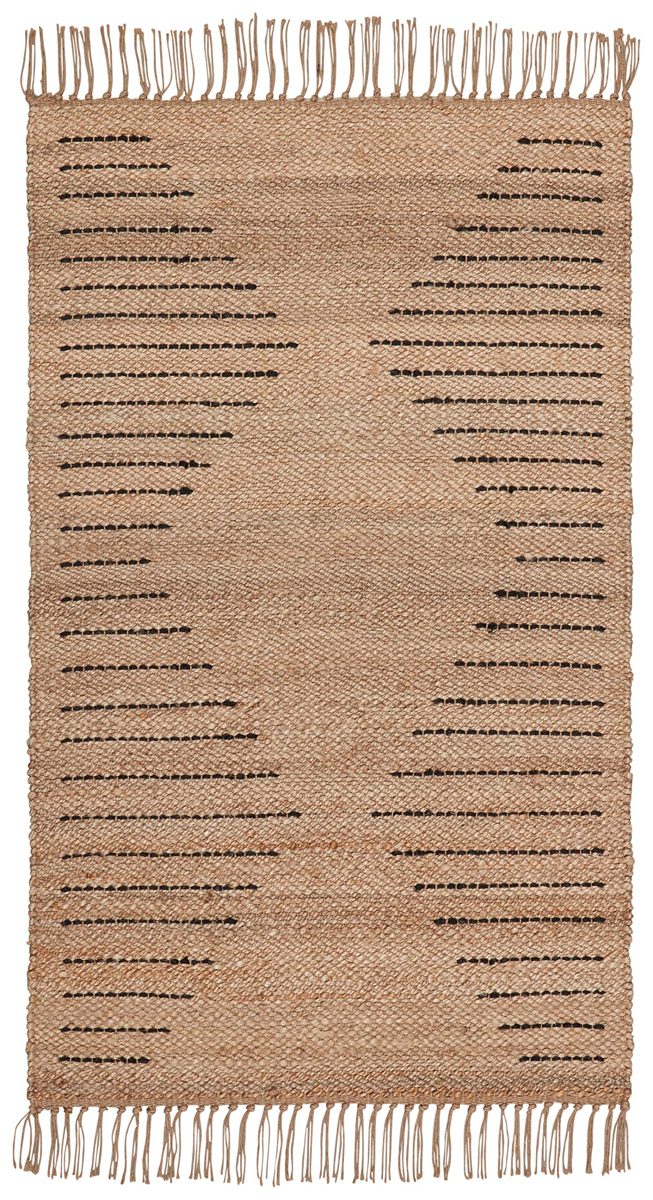 Amazon Brand – Stone & Beam Modern Jute Area Rug, 3 x 5 Foot, Natural Multicolor