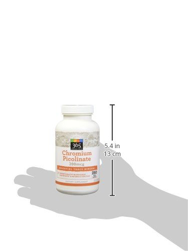 365 Everyday Value, Chromium Picolinate 200mcg, 250 ct