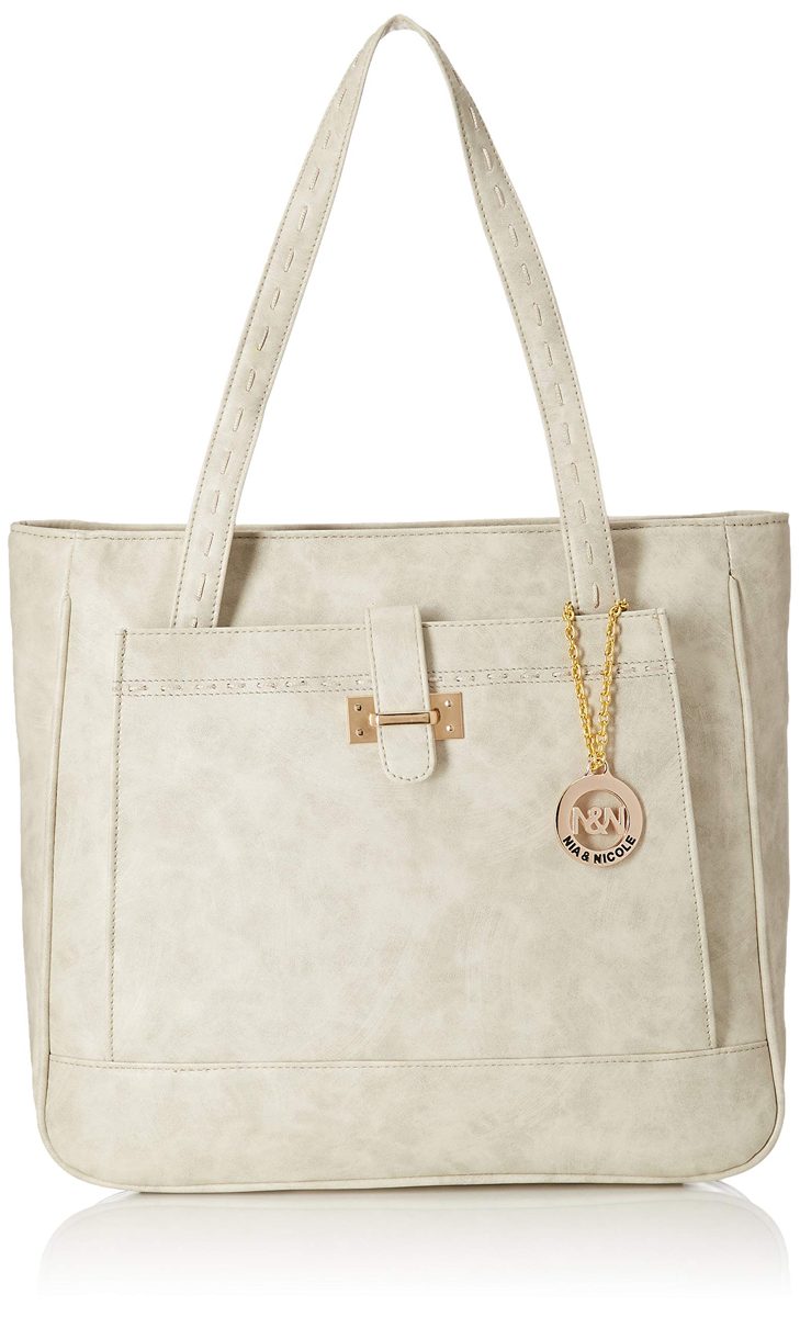 Nia & Nicole Women's Handbag (Cream)