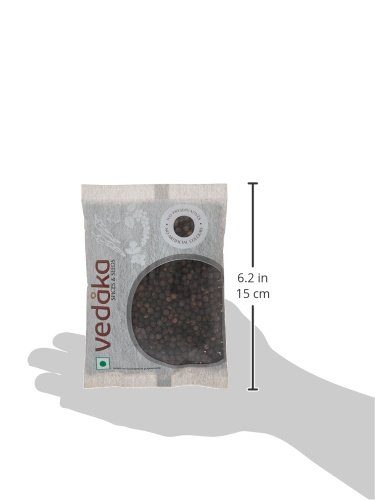 Amazon Brand - Vedaka Black Peppercorn (Kali Mirch), 100g