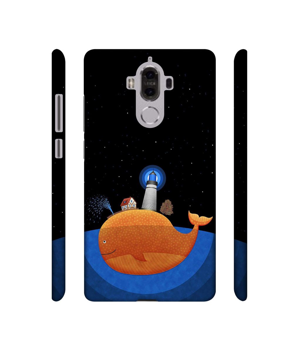 Amazon Brand - Solimo Designer Whale 3D Printed Hard Back Case Mobile Cover for Huawei Mate 9