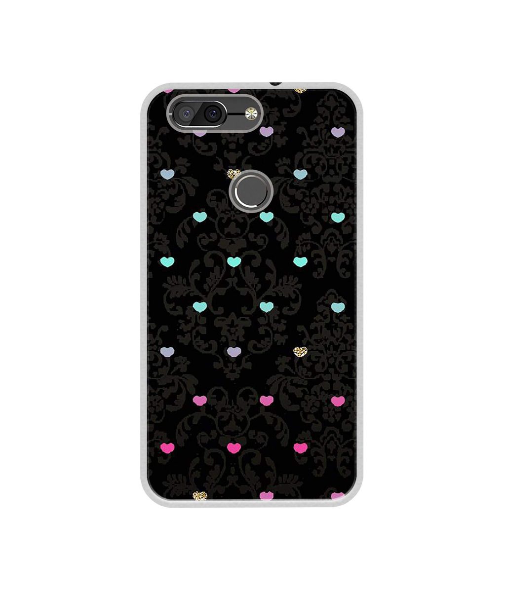 Amazon Brand - Solimo Designer Heart Texture UV Printed Soft Back Case Mobile Cover for InFocus Vision 3 Pro