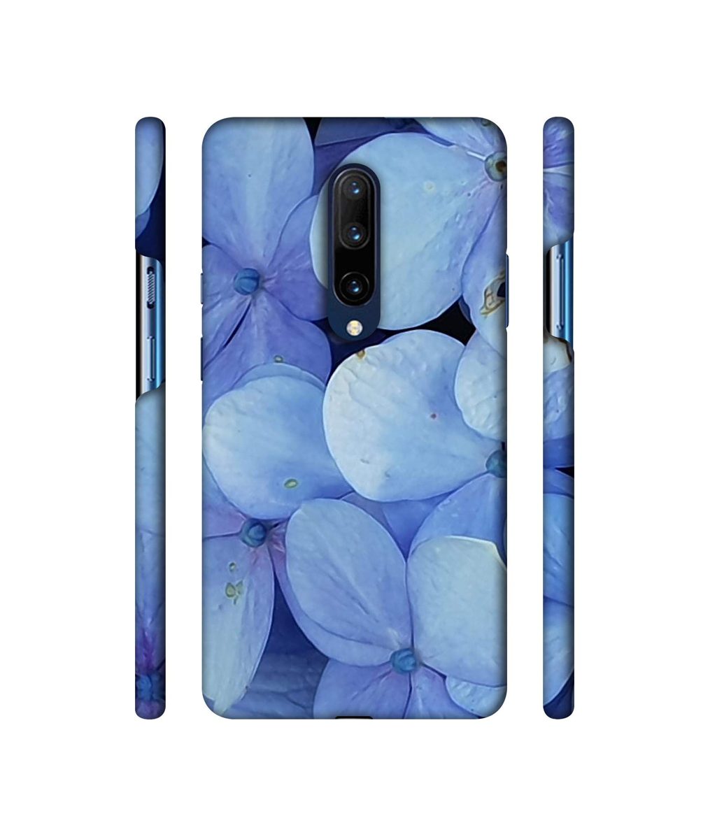 Amazon Brand - Solimo Designer Light Blue Flower Photography 3D Printed Hard Back Case Mobile Cover for OnePlus 7 Pro