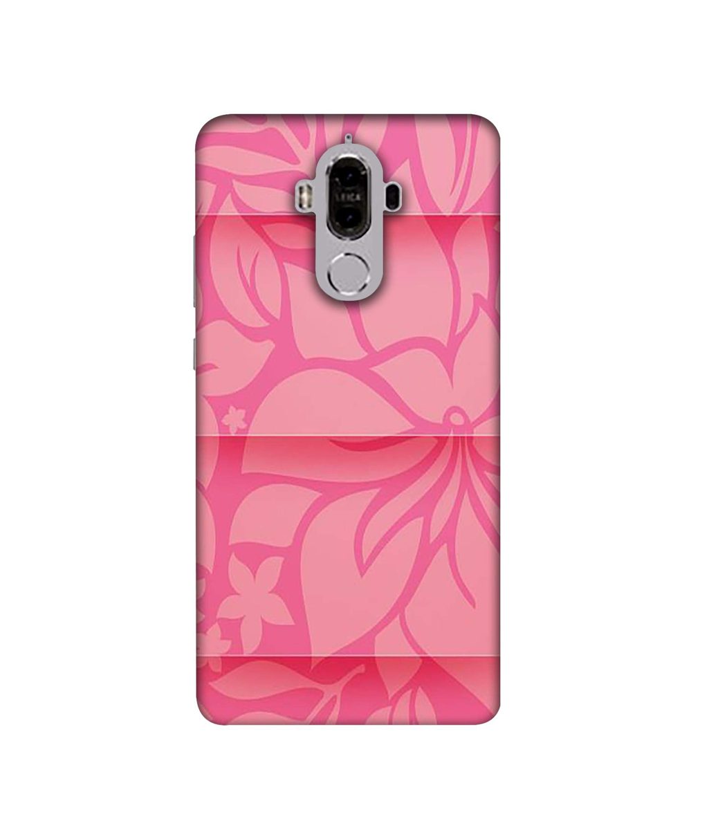 Amazon Brand - Solimo Designer Pink Flower Banch Print On Cloth 3D Printed Hard Back Case Mobile Cover for Huawei Mate 9