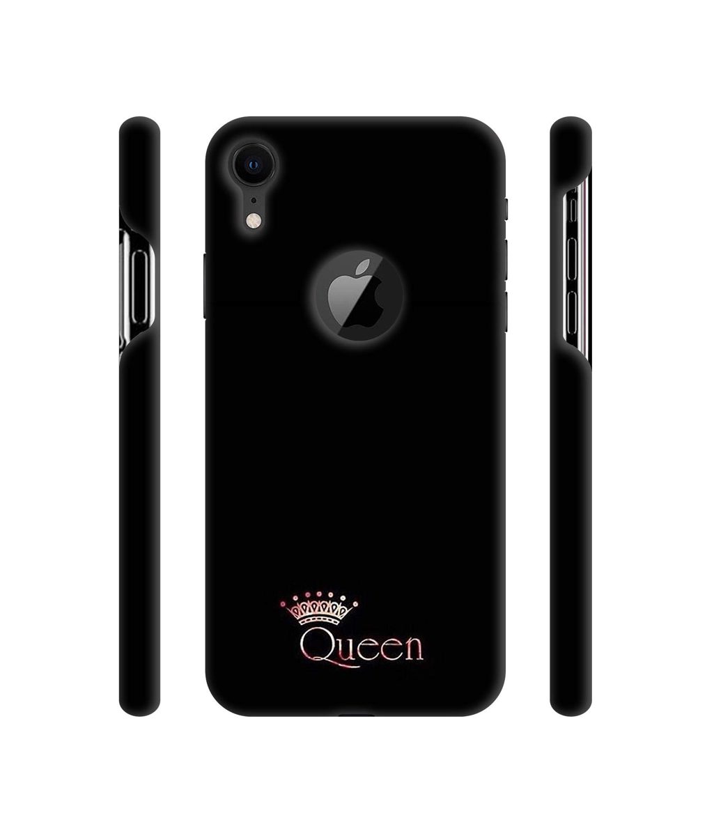 Amazon Brand - Solimo Designer Queen 3D Printed Hard Back Case Mobile Cover for Apple iPhone XR (Logo Cut)
