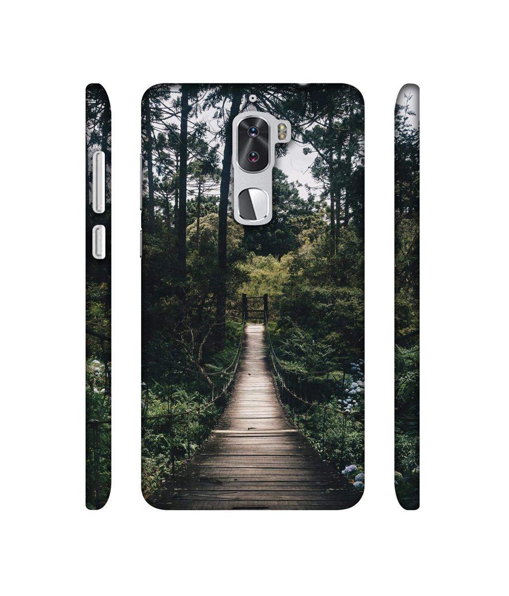 Amazon Brand - Solimo Designer Wooden Bridge 3D Printed Hard Back Case Mobile Cover for Coolpad Cool1 Dual
