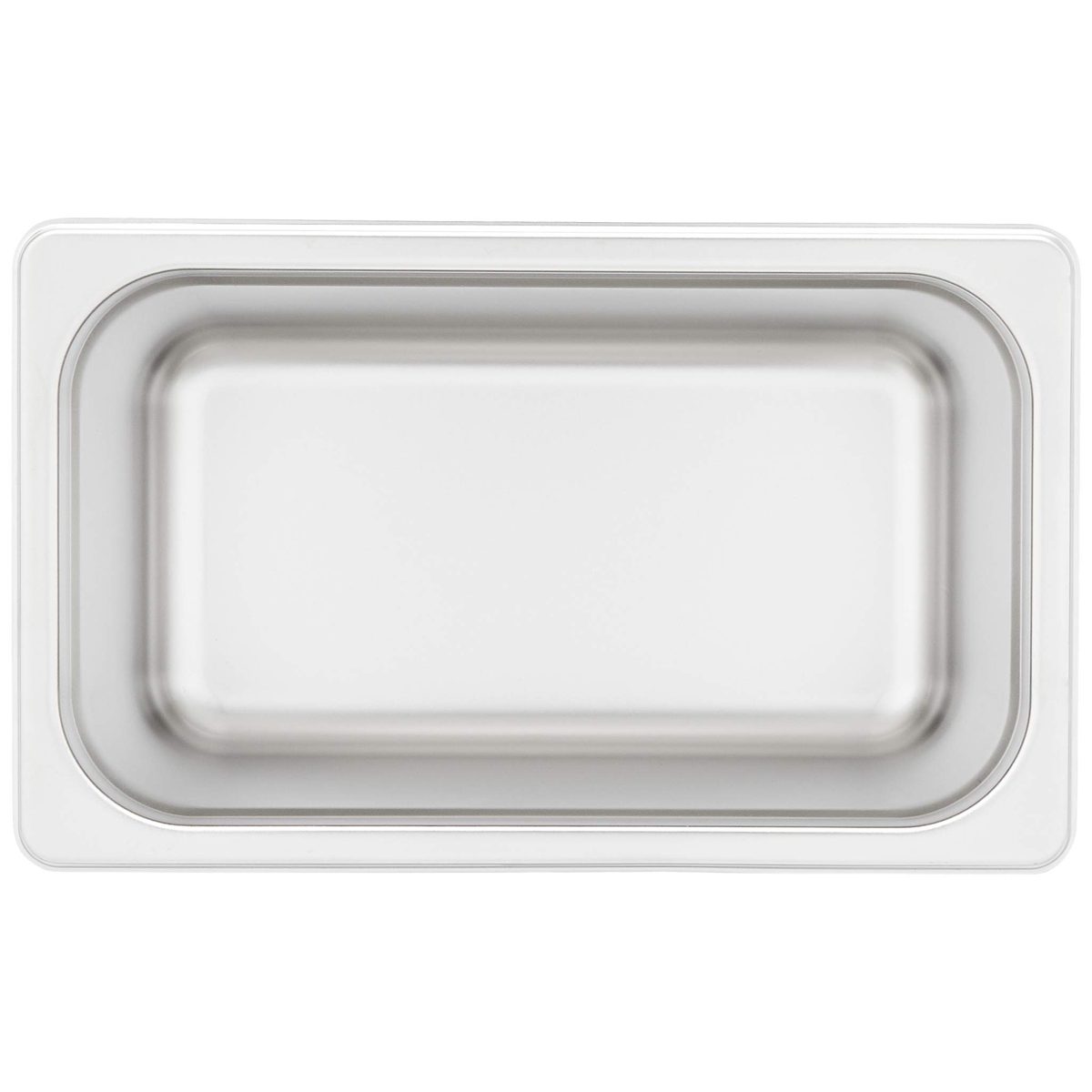 AmazonCommercial 1/4 Size x 6" Deep, Anti-Jam Stainless Steel Steam Table/Hotel Pan, 22 Gauge, Pack of 2