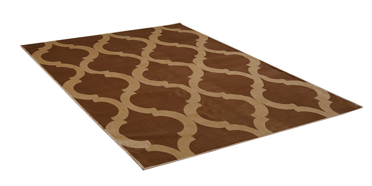 Ravenna Home Prospect Rug, 5'W x 7'6"L, Moroccan Lattice Design