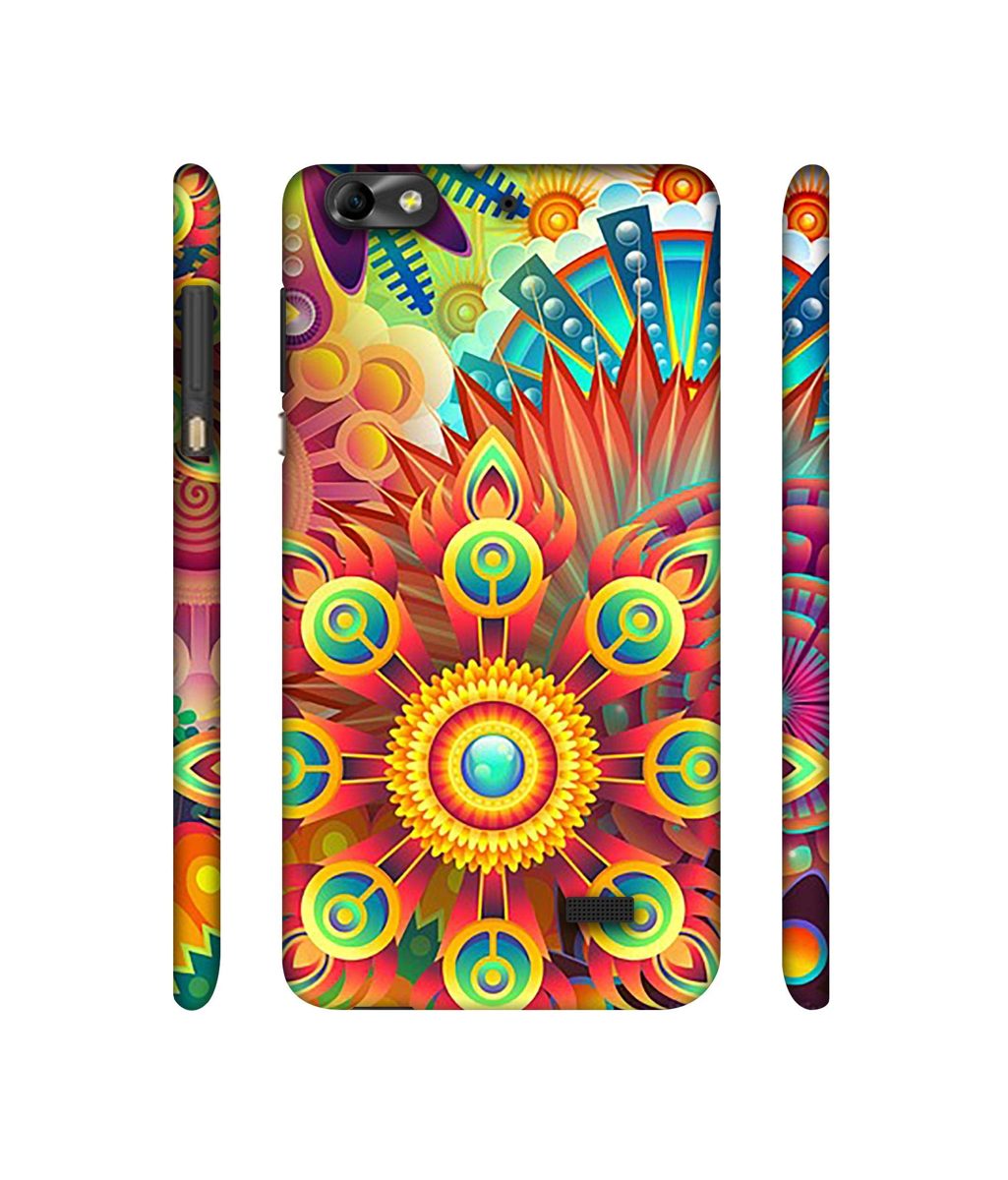 Amazon Brand - Solimo Designer Rangoli 3D Printed Hard Back Case Mobile Cover for Huawei Honor 4C