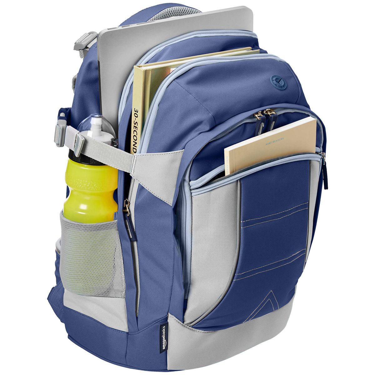 AmazonBasics Ergonomic Backpack, Navy