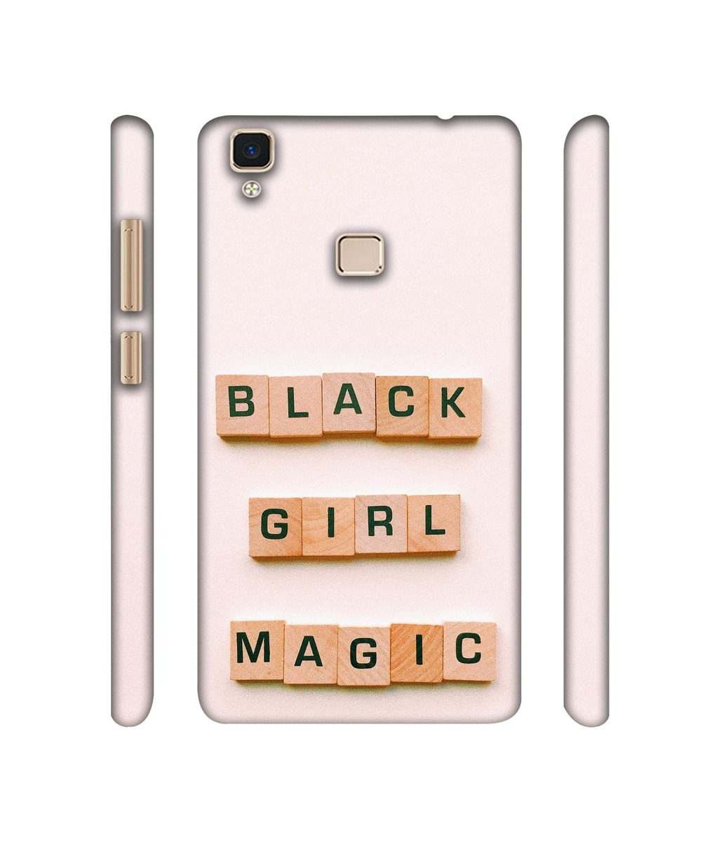 Amazon Brand - Solimo Designer Black Girl Magic 3D Printed Hard Back Case Mobile Cover for Vivo V3 Max