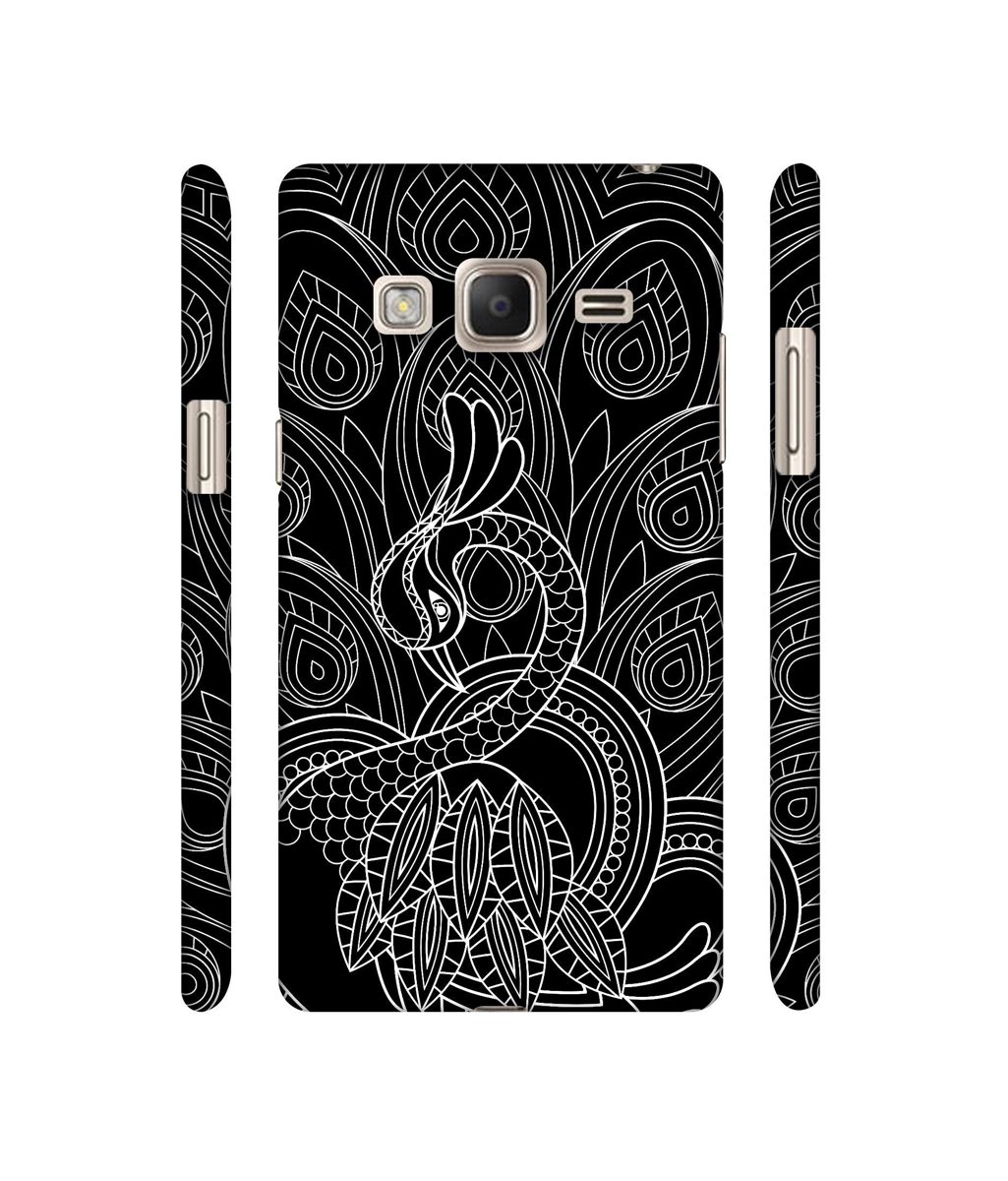 Amazon Brand - Solimo Designer Peacock Feather Pattern 3D Printed Hard Back Case Mobile Cover for Samsung Z3