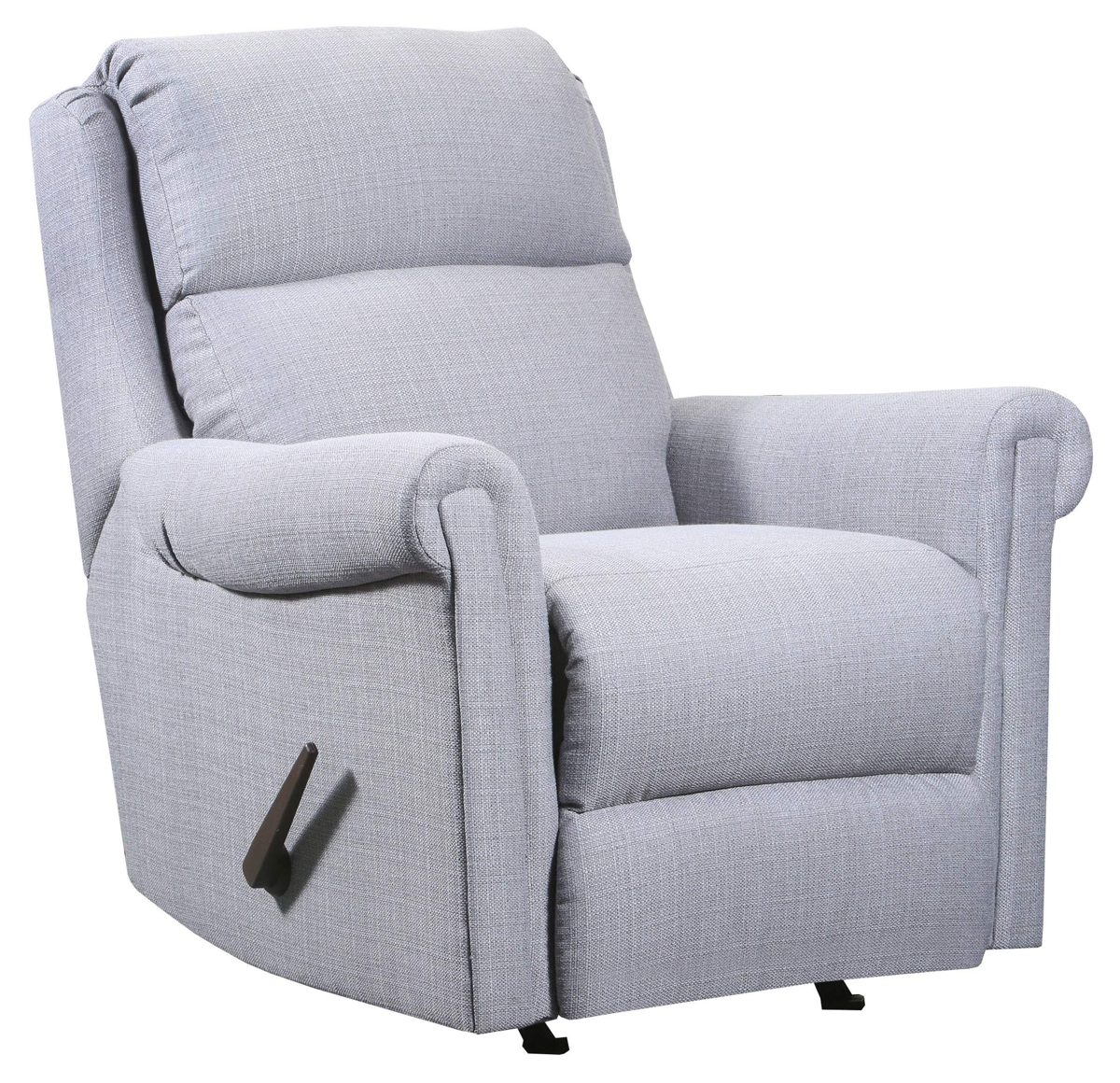 Amazon Brand – Ravenna Home Tamarack Rocker Recliner, 34"W, Fog