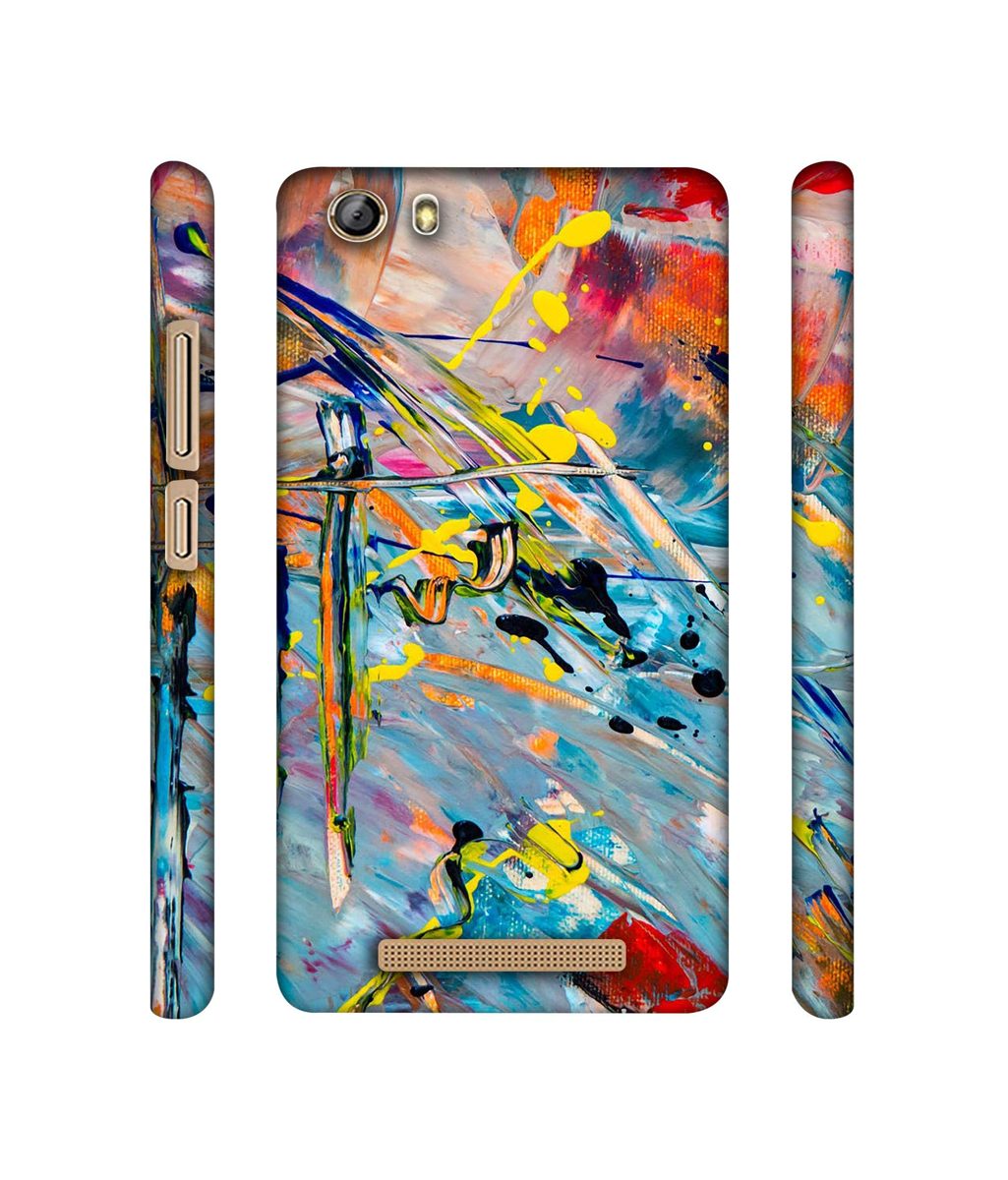 Amazon Brand - Solimo Designer Paint Texture 3D Printed Hard Back Case Mobile Cover for Gionee Marathon M5 lite