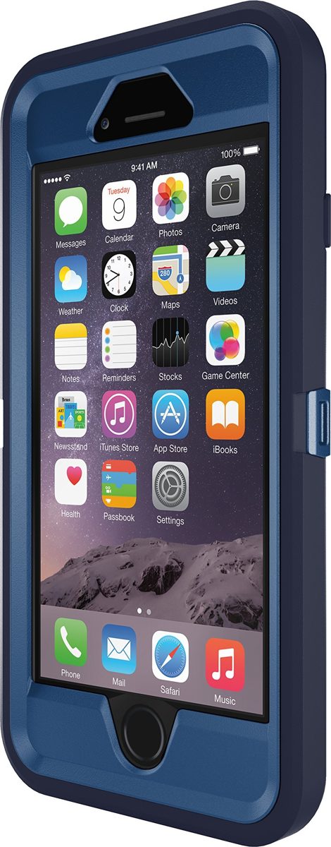 Otterbox Defender Series Case for iPhone 6/6s and AmazonBasics Lightning Cable (6-Feet) Pack