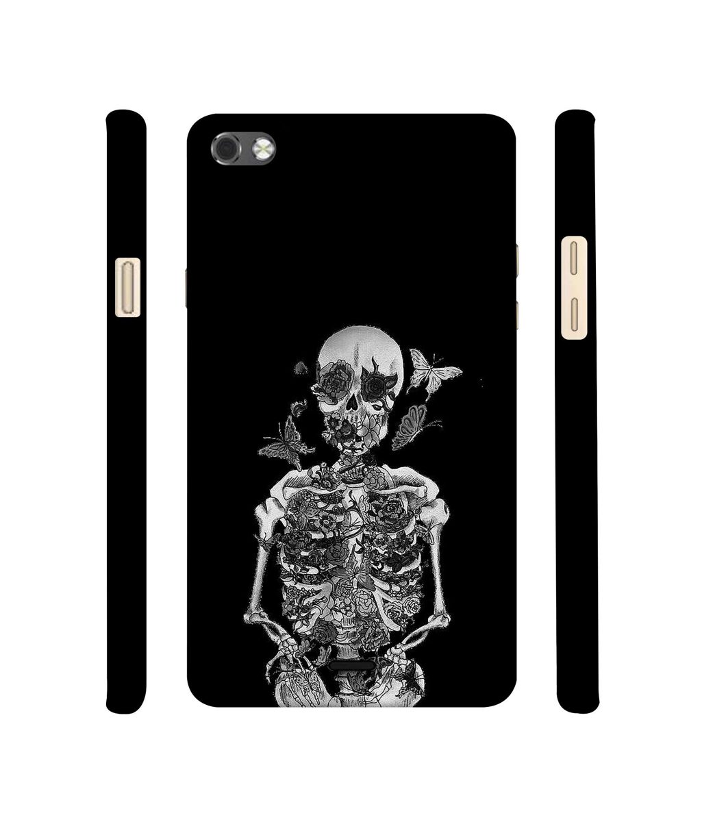 Amazon Brand - Solimo Designer Skeletan 3D Printed Hard Back Case Mobile Cover for Micromax Canvas Sliver 5 Q450