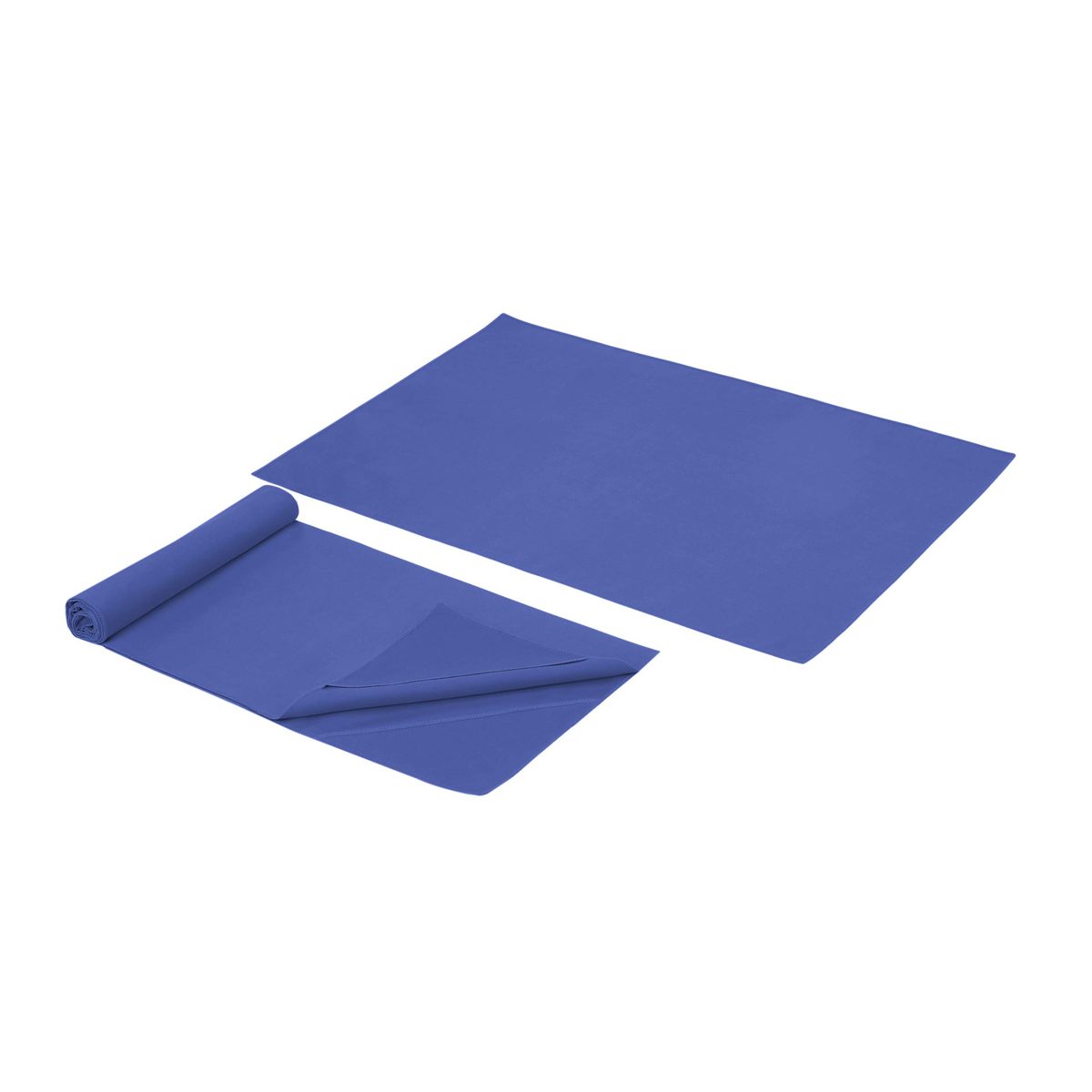 AmazonBasics 1/4-Inch Thick TPE Yoga Mat 6 Piece Set, Blue
