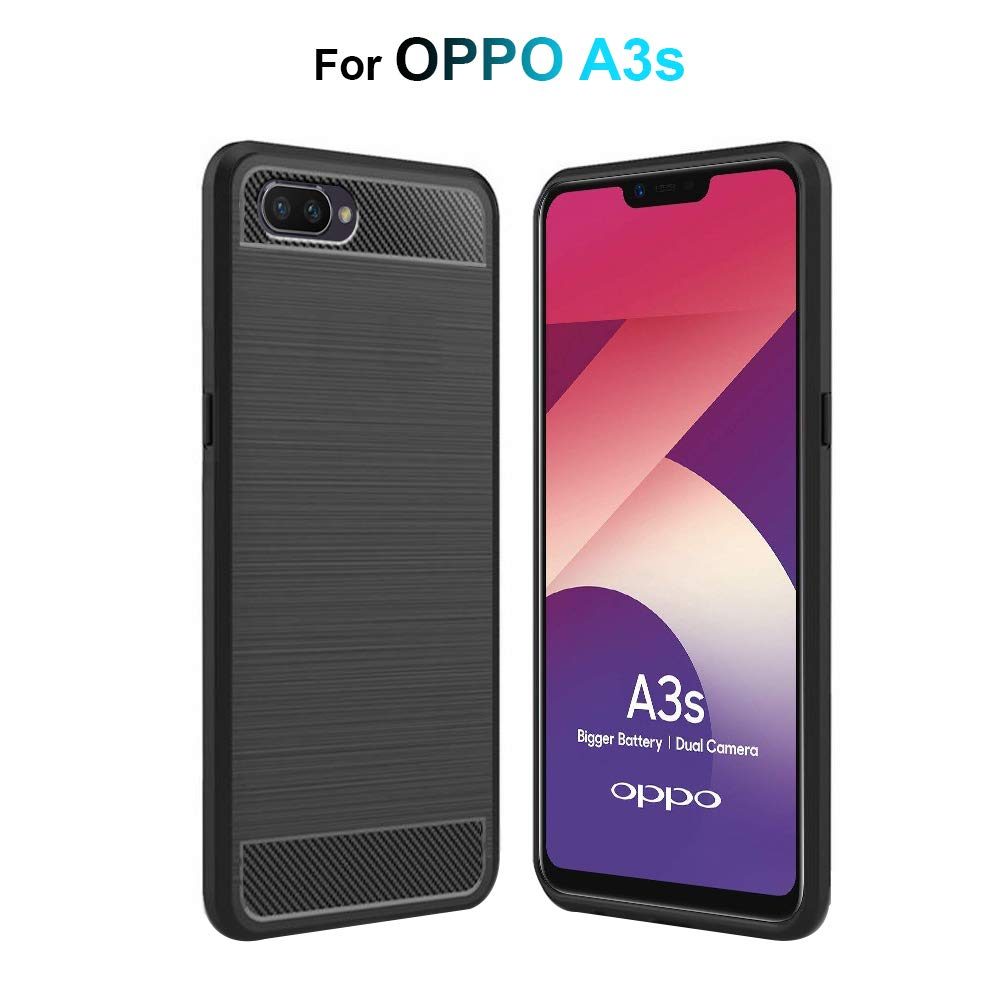 Amazon Brand - Solimo 1101718 Soft Flexible Back Phone Case for Oppo A3s