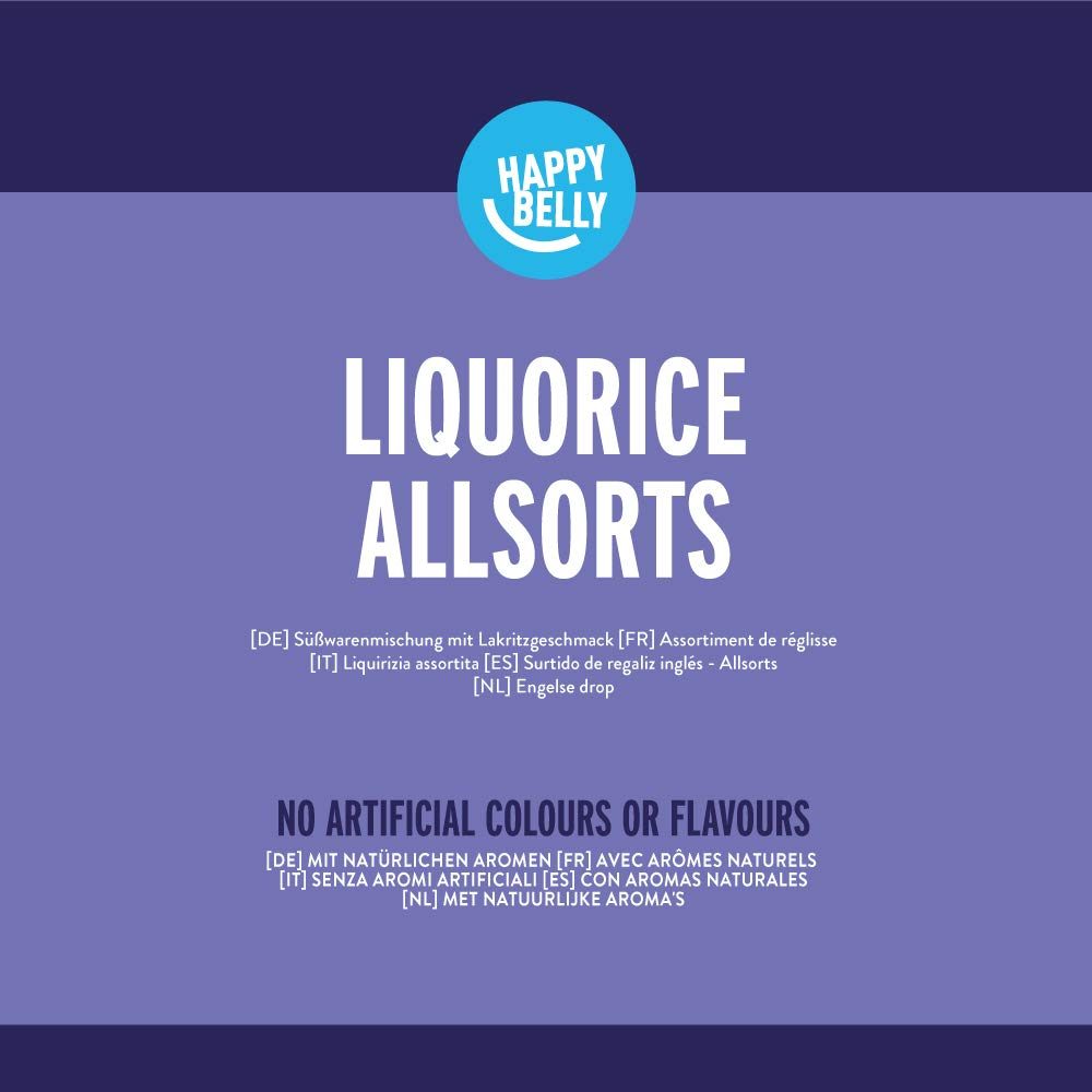 Amazon Brand - Happy Belly - Liquorice All Sorts, 3x500g