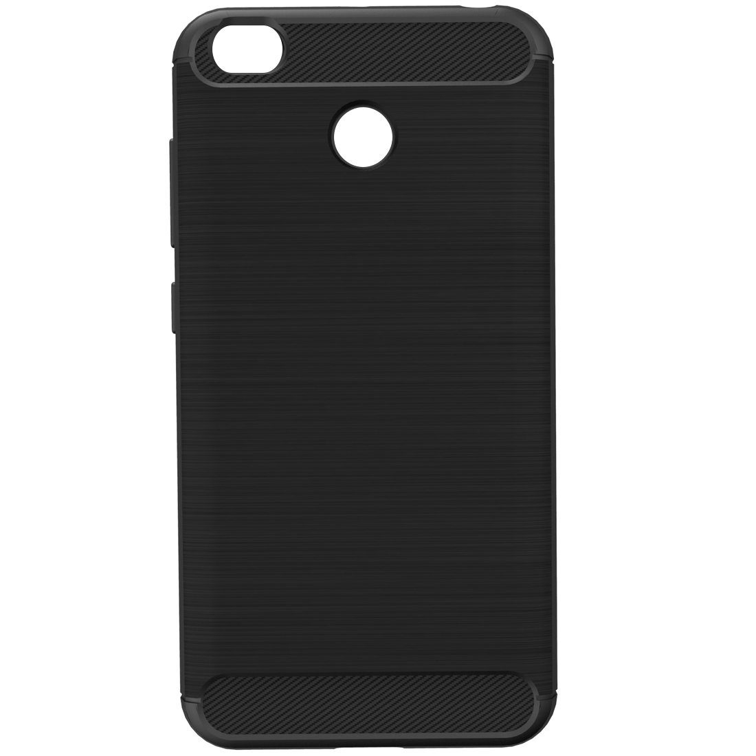 Amazon Brand - Solimo Protective Mobile Cover (Soft & Flexible Back Case) for Redmi Y1 (Black)