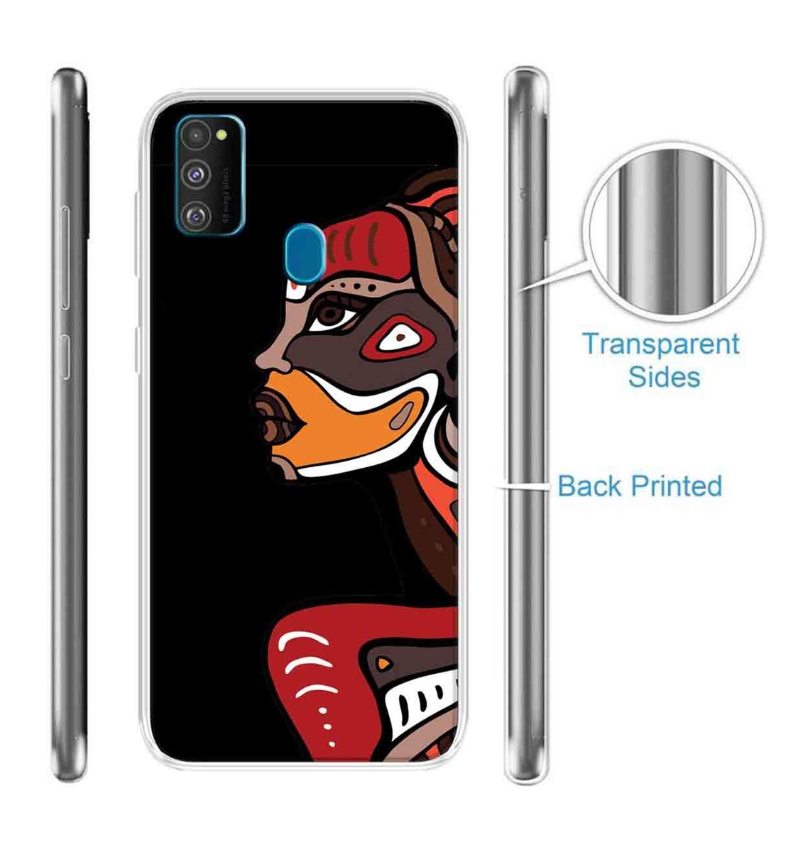 Amazon Brand - Solimo Designer Multicolor Cartoon Printed Soft Back Case Mobile Cover for Samsung Galaxy M21 / M30s