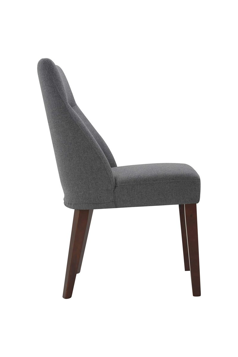 Amazon Brand – Rivet Phinney Contemporary Upholstered Dining Chair, 19.7"W, Graphite