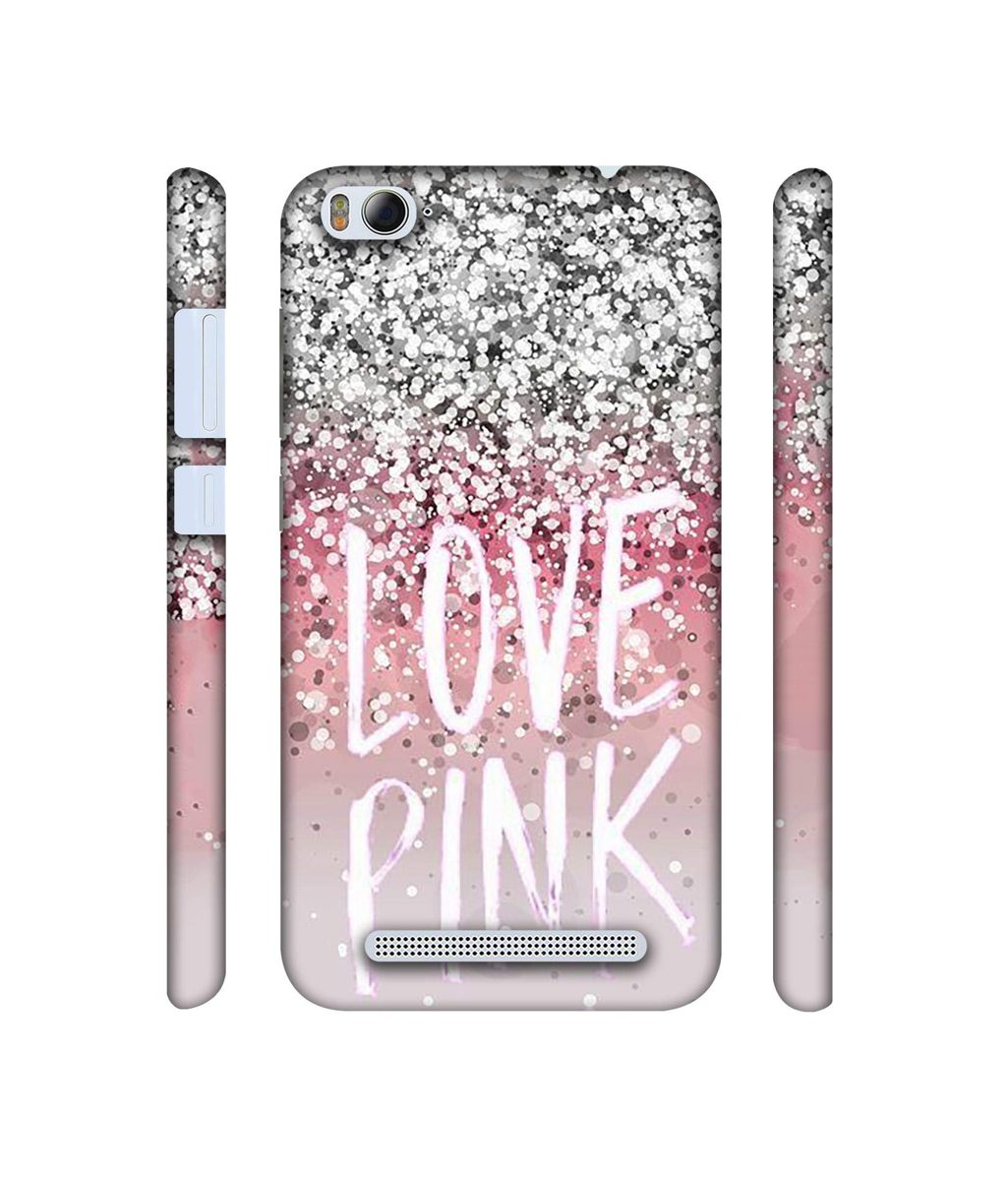 Amazon Brand - Solimo Designer Love Pink 3D Printed Hard Back Case Mobile Cover for Xiaomi Mi 4i