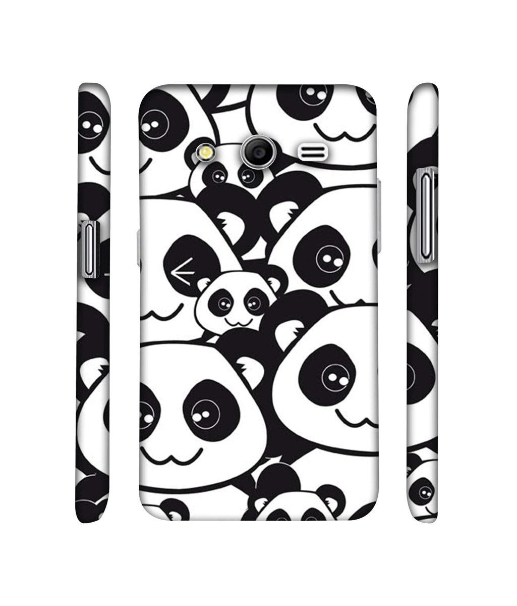 Amazon Brand - Solimo Designer Panda Texture 3D Printed Hard Back Case Mobile Cover for Samsung Galaxy Core 2 G355H