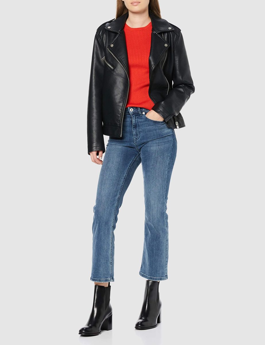 find. High Heeled Leather Chelsea Boots, Black), 3 UK
