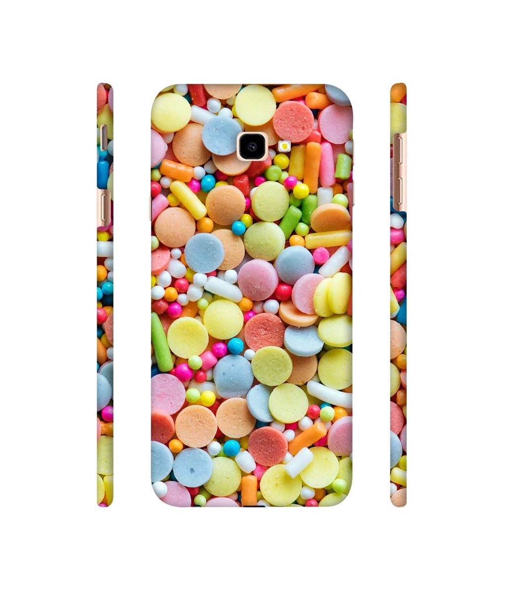 Amazon Brand - Solimo Designer Candies 3D Printed Hard Back Case Mobile Cover for Samsung Galaxy J4 Plus
