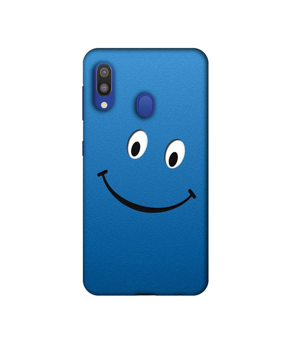 Amazon Brand - Solimo Designer Happy 3D Printed Hard Back Case Mobile Cover for Samsung Galaxy M20
