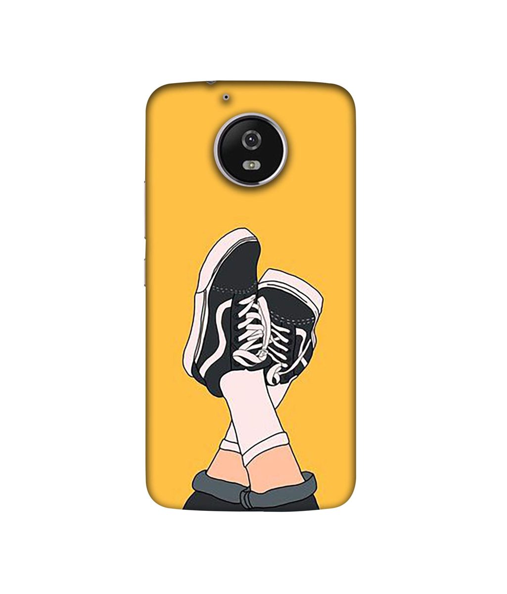 Amazon Brand - Solimo Designer Boy Shoes Pattern 3D Printed Hard Back Case Mobile Cover for Motorola Moto G5