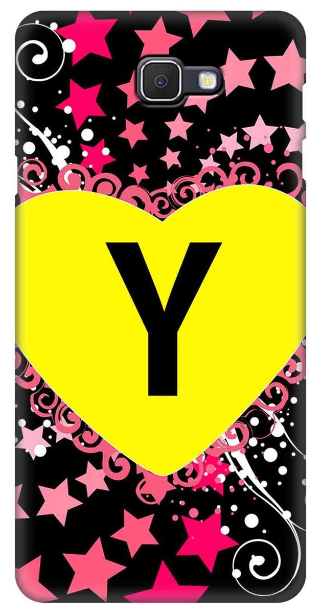 Amazon Brand - Solimo Designer Heart Pattern Alphabet-Y 3D Printed Hard Back Case Mobile Cover for Samsung Galaxy A7 (2016)