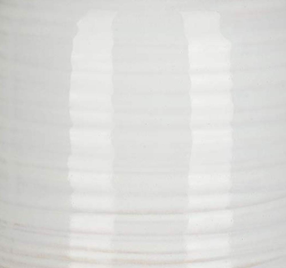 Amazon Brand – Stone & Beam Ceramic Table Lamp, Bulb Included, 16"H, White