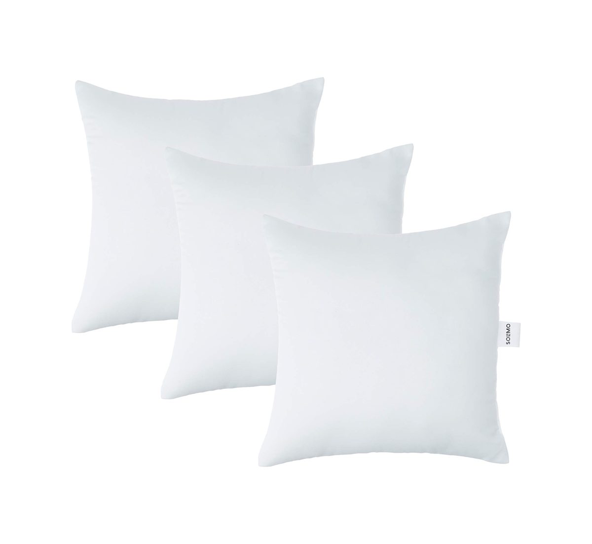 Amazon Brand - Solimo Microfibre Filled Cushion,12x12 Inch, Set of 3