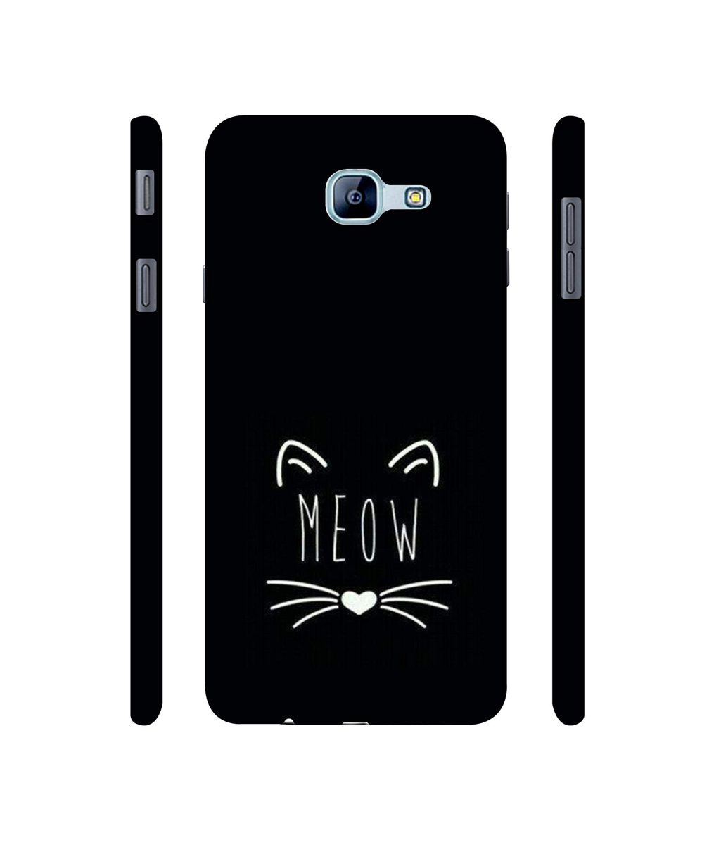 Amazon Brand - Solimo Designer Meow 3D Printed Hard Back Case Mobile Cover for Samsung Galaxy A8 (2016)