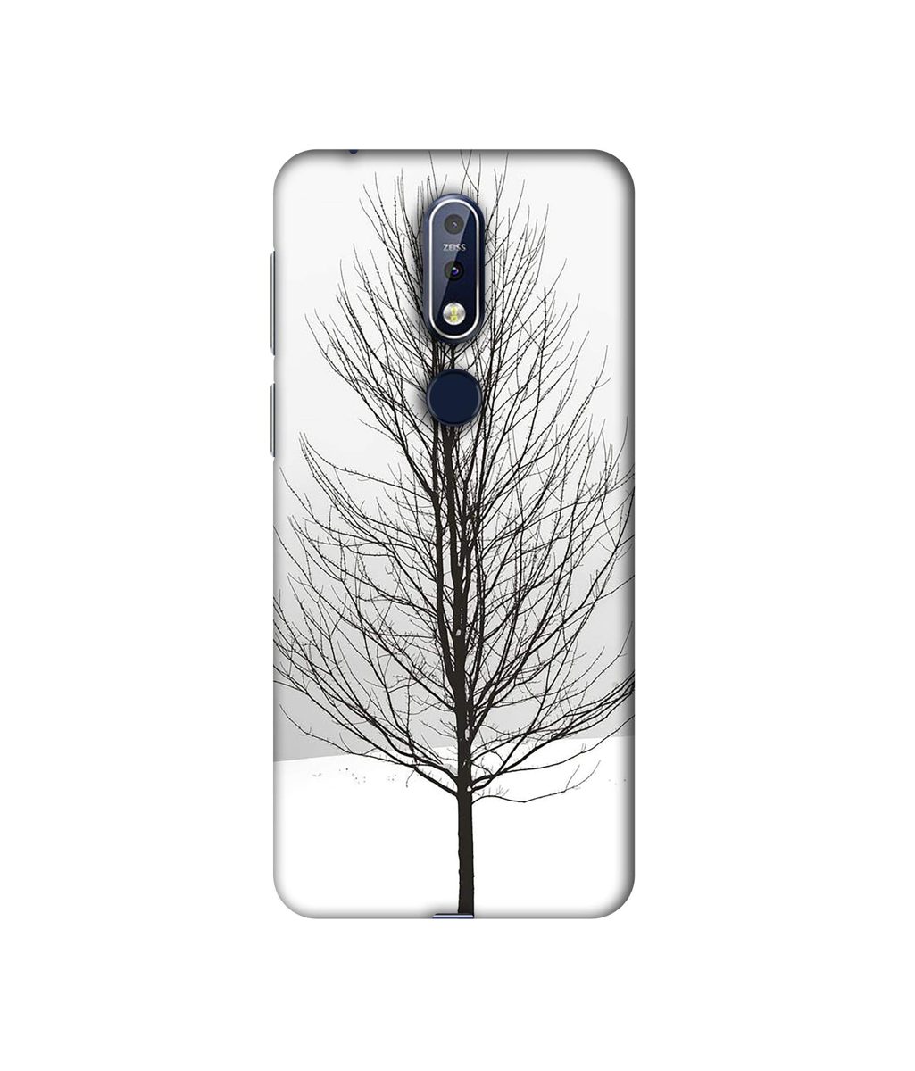 Amazon Brand - Solimo Designer Tree Sketch 3D Printed Hard Back Case Mobile Cover for Nokia 7.1