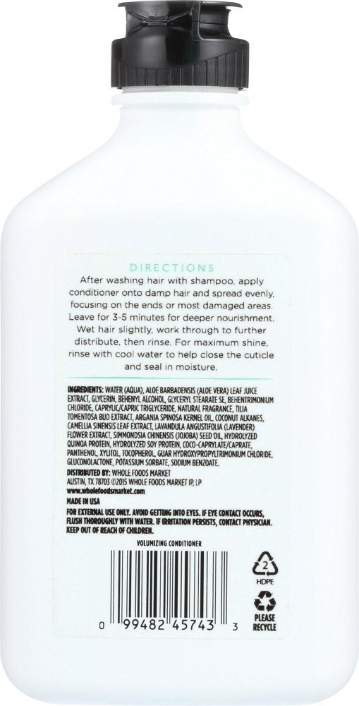 Whole Foods Market, Volumizing Conditioner, 10 Fl Oz