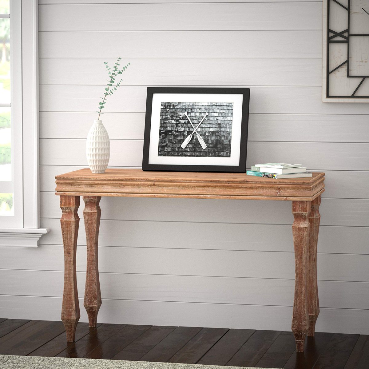 Amazon Brand – Stone & Beam Casual Narrow Console Table 47.83"W, Natural