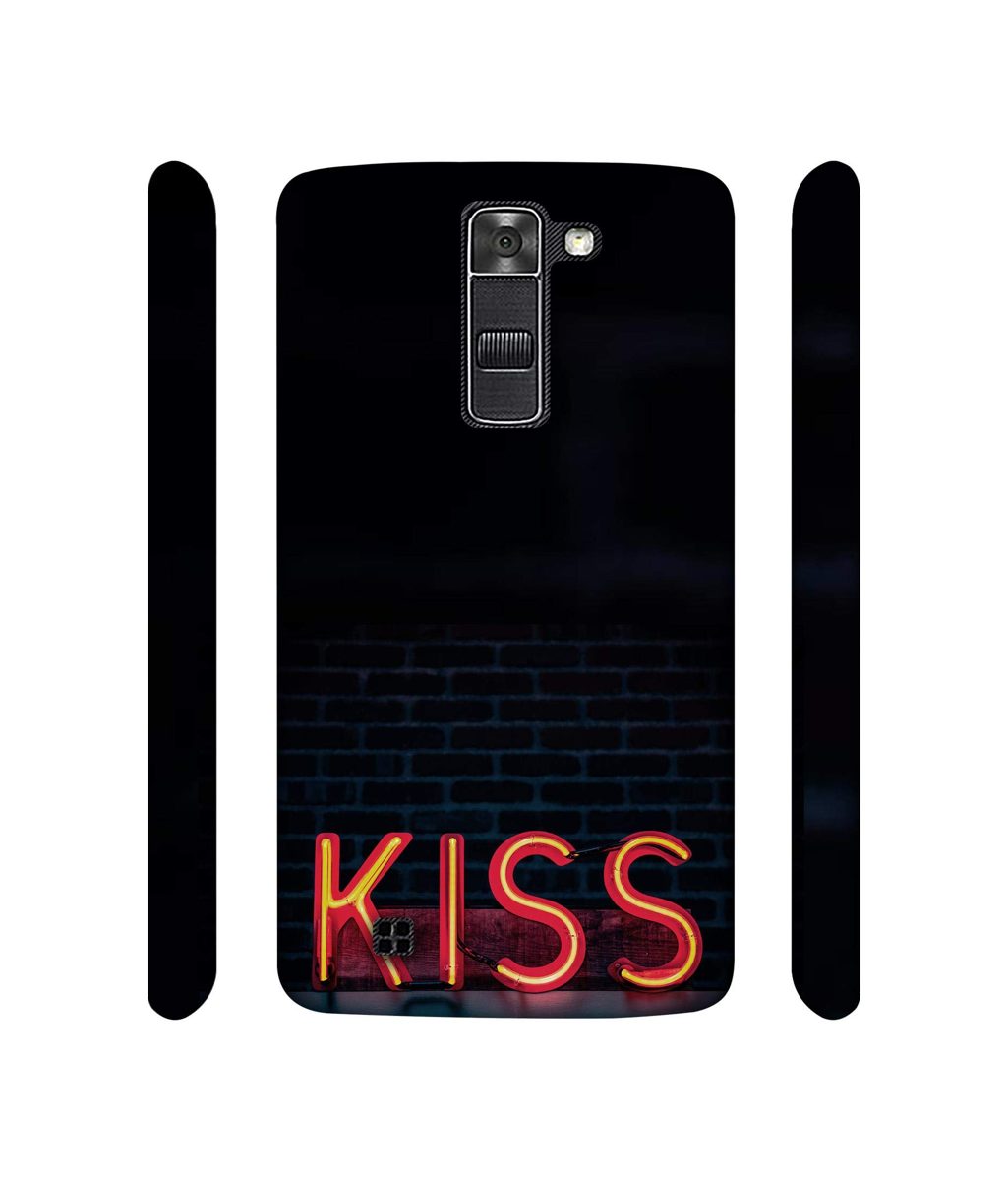 Amazon Brand - Solimo Designer Kiss 3D Printed Hard Back Case Mobile Cover for LG K7