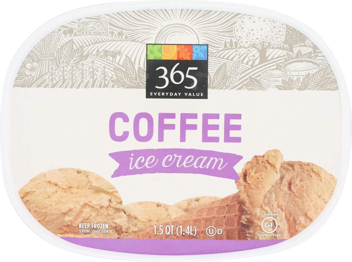 365 Everyday Value, Coffee Ice Cream, 48 oz (Frozen)