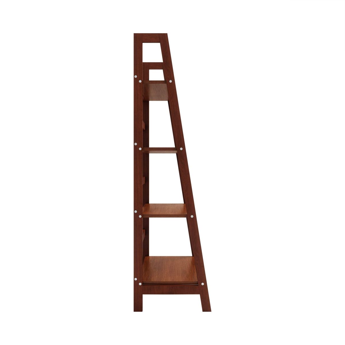 Amazon Brand - Solimo 4-Tier Book Shelf (Walnut)