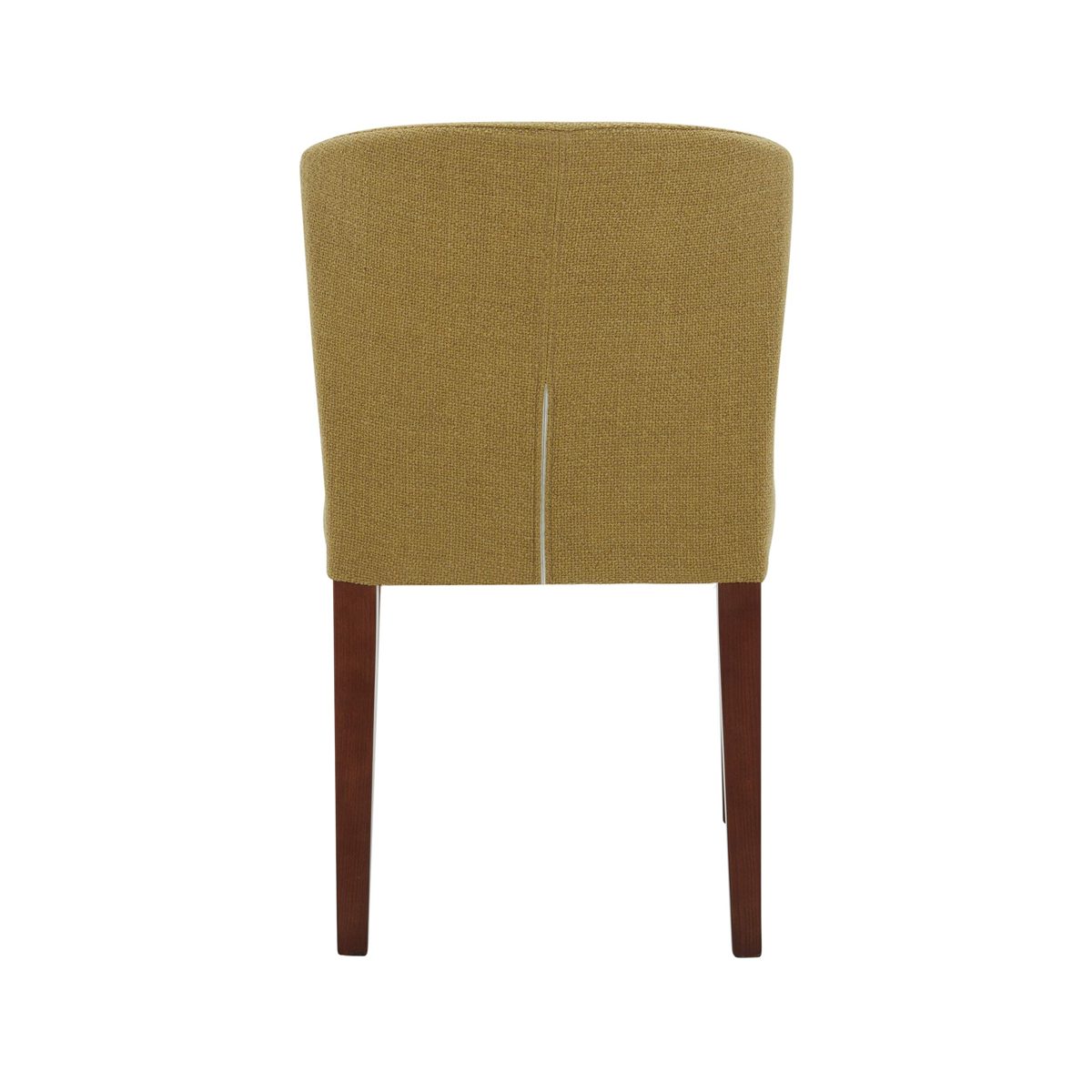 Amazon Brand – Rivet Eli Modern Curved-Back Dining Chair, Set of 2, 19.3"W, Lemongrass