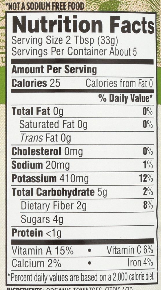 365 Everyday Value, Organic Tomato Paste, No Salt Added, 6 oz